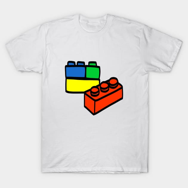 Cartoon Lego T-Shirt by FunnyMoonCosmic